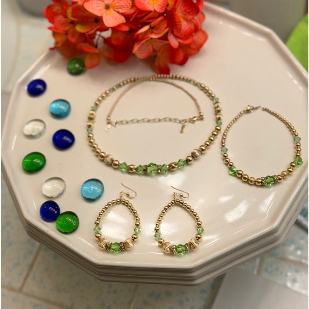 August Birthstone set 🔥🔥14k gold filled